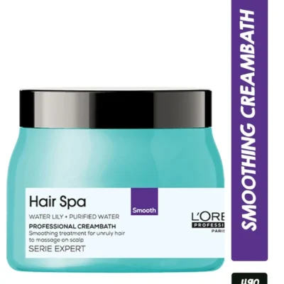 Loreal Professionnel - Smooth Water Lily + Purified Water Professional Creambath Hair Spa (490g)