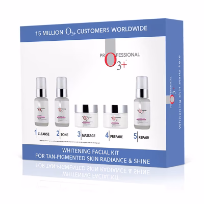 O3+ Tan-Pigmented Whitening Facial Kit